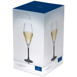 Deals 🛒 Villeroy & Boch Manufacture Rock Champagne Flutes, Set Of 4 Black 👏 -Villeroy & Boch Sales Store unnamed file 149