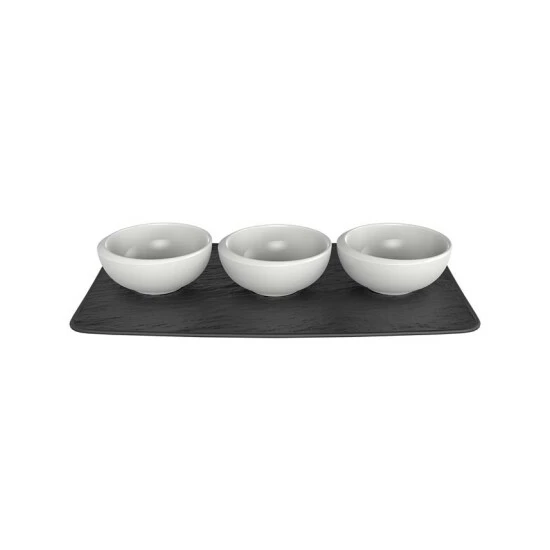 Best reviews of ๐ Villeroy & Boch Villeroy And Boch New Moon 4-Piece Dip Bowl & Tray Set White Bowls, Black Tray ๐ 1 Best reviews of ๐ Villeroy & Boch Villeroy And Boch New Moon 4-Piece Dip Bowl & Tray Set White Bowls, Black Tray ๐