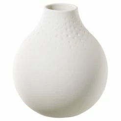 Promo ❤️ Villeroy & Boch White Perle Vase NO.3 🔥